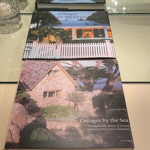 Set of 2 beautiful books of cottages by the sea and shores. Mint, only owner.